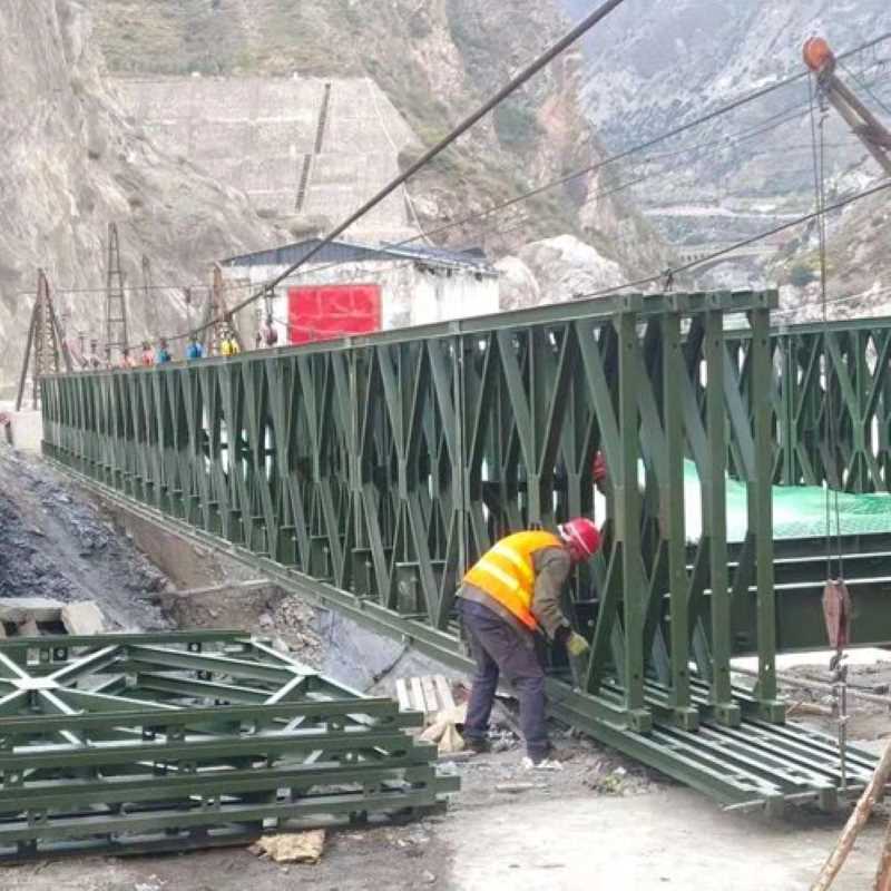 military steel construction bailey bridges