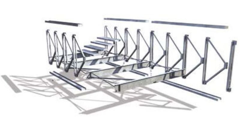 structure of delta bridge Upper Chord Truss Shape K