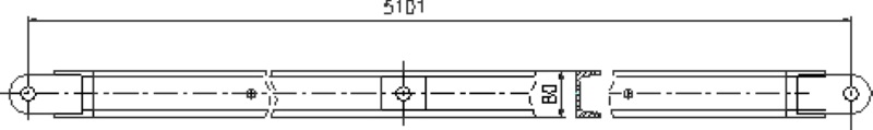 Bailey bridge Turn buckle on Sway Braces