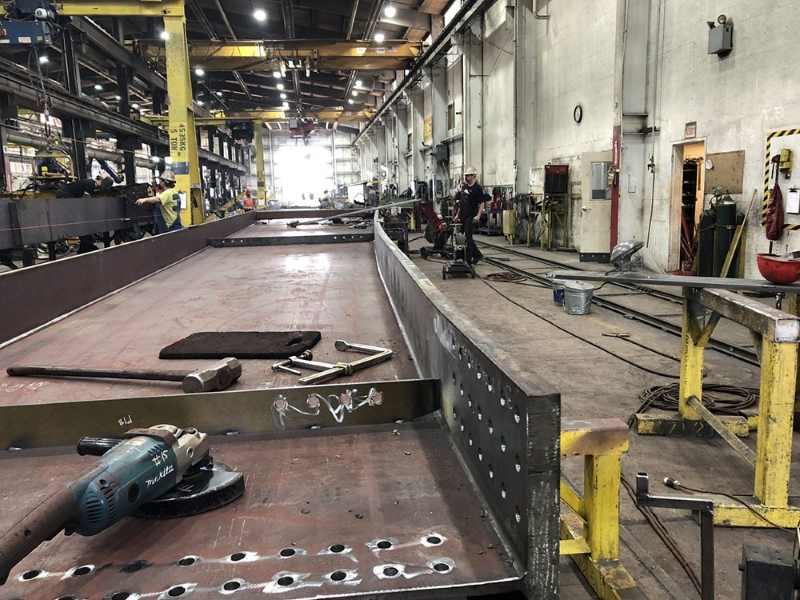 Plate Built-up Steel Girder for the South Bound Bridge