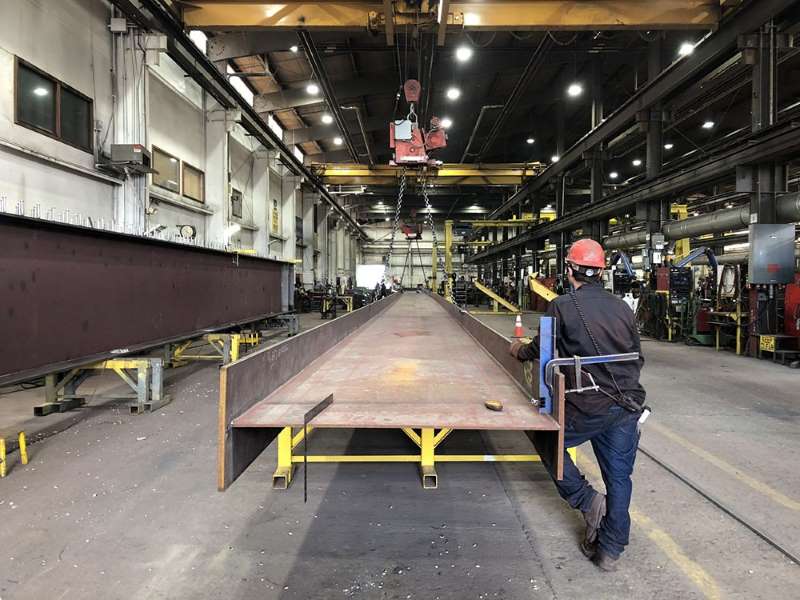 Plate Built-up Steel Girder for the South Bound Bridge