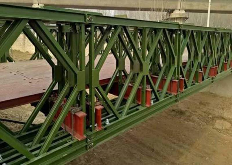 Bailey panel of Bailey bridge structural steel