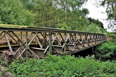 bailey bridge over the river