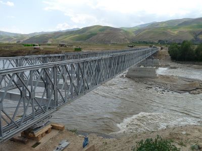 Kokcha Rever Bridge Afghanistan 150m three span Compact 200