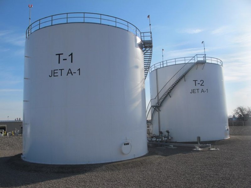 platecon project new jet oil tanks completed erection