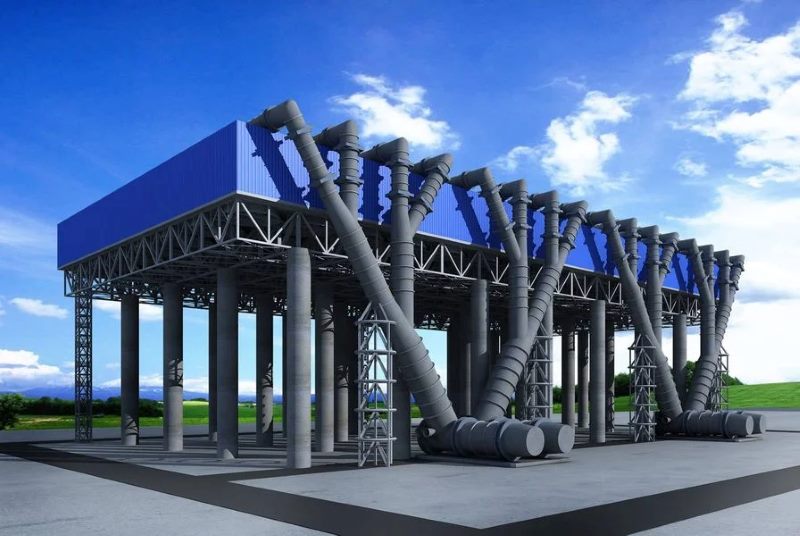 Air Cooled Condenser Steel Structure 3D model