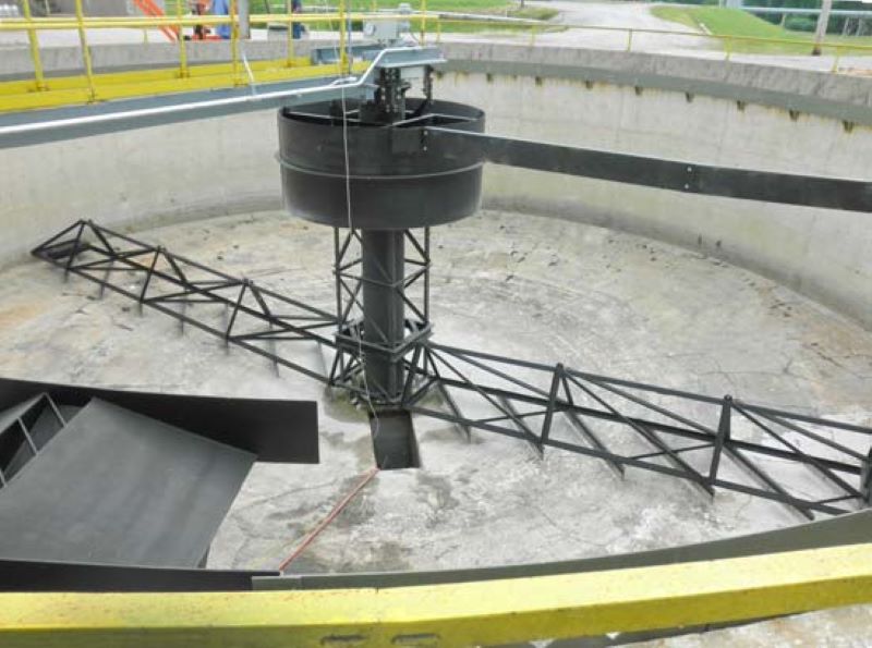 Primary Scraper Clarifier 55 feet scrapper type clarifier rebuild