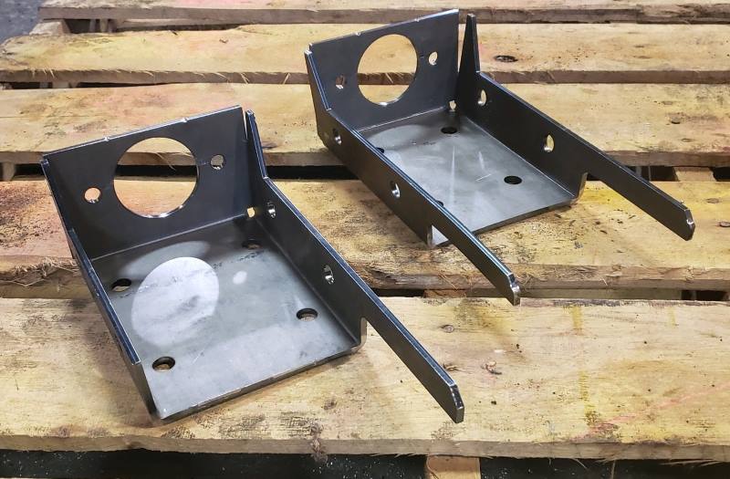 Custom steel guarding cold formed parts