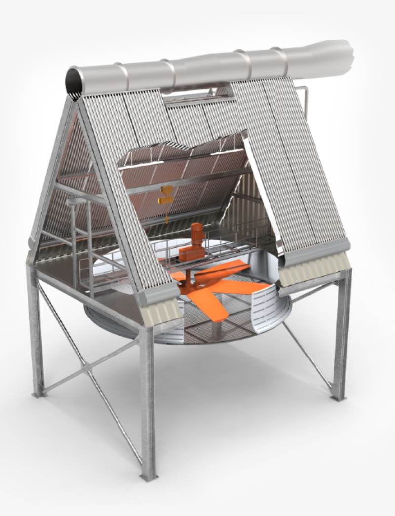 Air Cooled Condenser A-Frame design SPG Dry Cooling