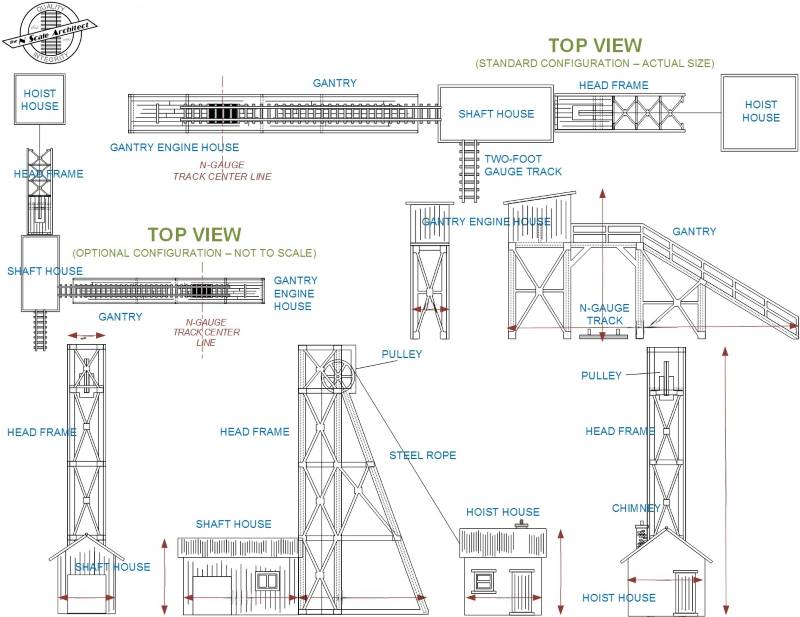 Headframe Hoist Rope Grover Cleverland Mine Reference Diagrame