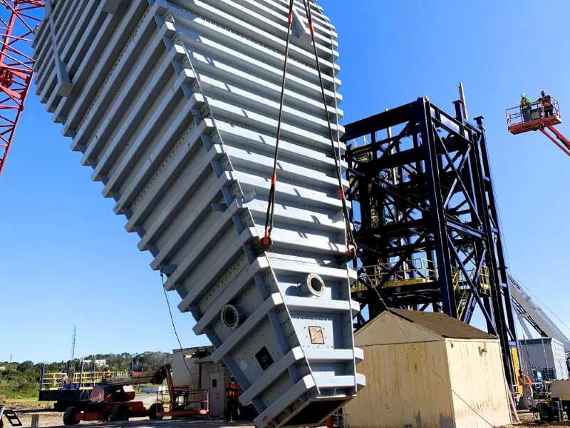 Mine Head Frame Chutes Installation Louisiana