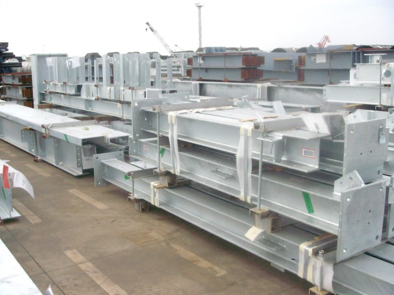 20200328-thermal-oil-heating-plant-steel-columns-beams-piled-at-Shanghai-port-delivery