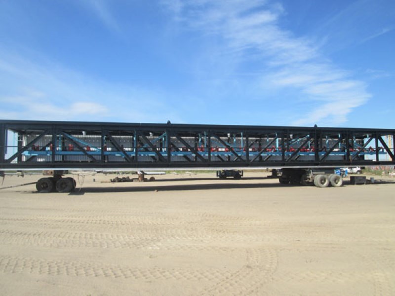 oversized conveyor gallery framework with claddings