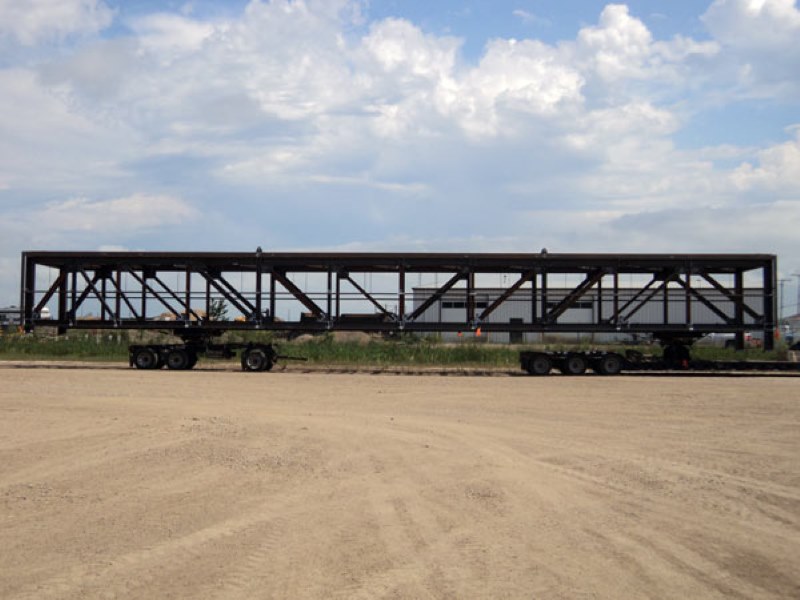 oversized conveyor gallery framework with idler pulleys stairs interiors