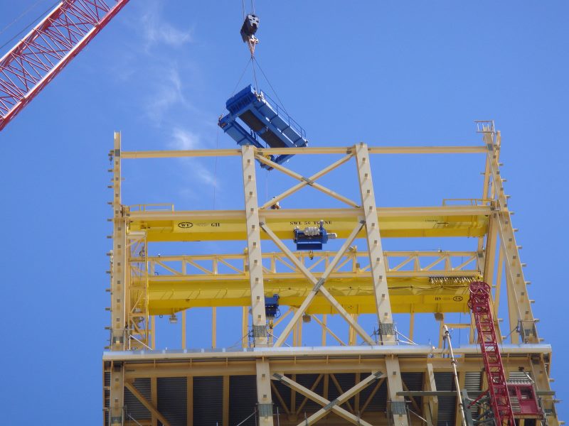 Potash Head Frame Penthouse Cranes