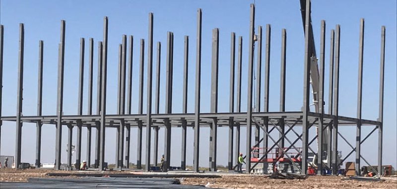 screening tower steel structure construction