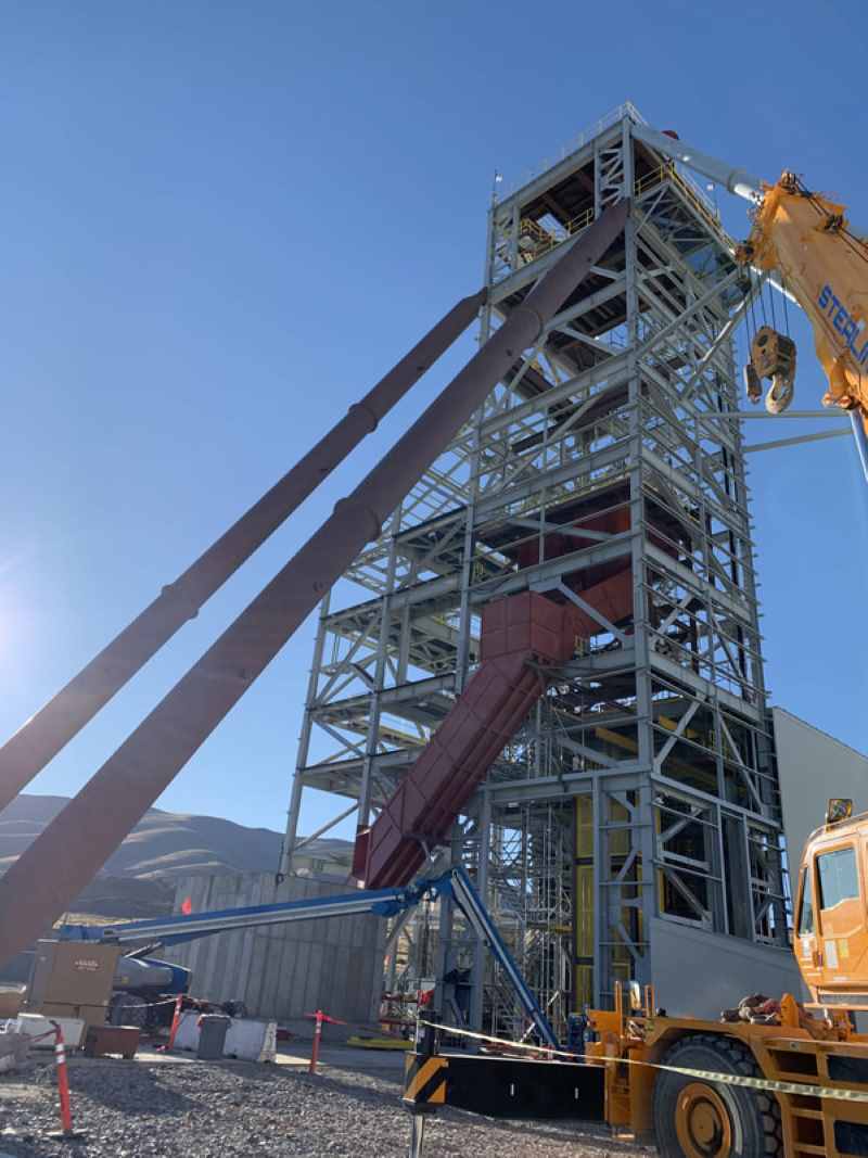 Steel Shaft Headframes Nevada