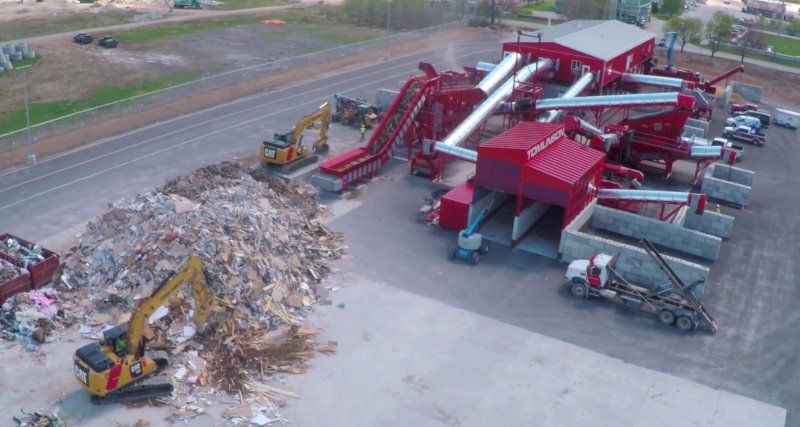 recyclage tomlinson building structure waste sorting center