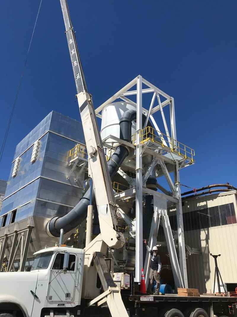 Bin Steelrails Lift Installation