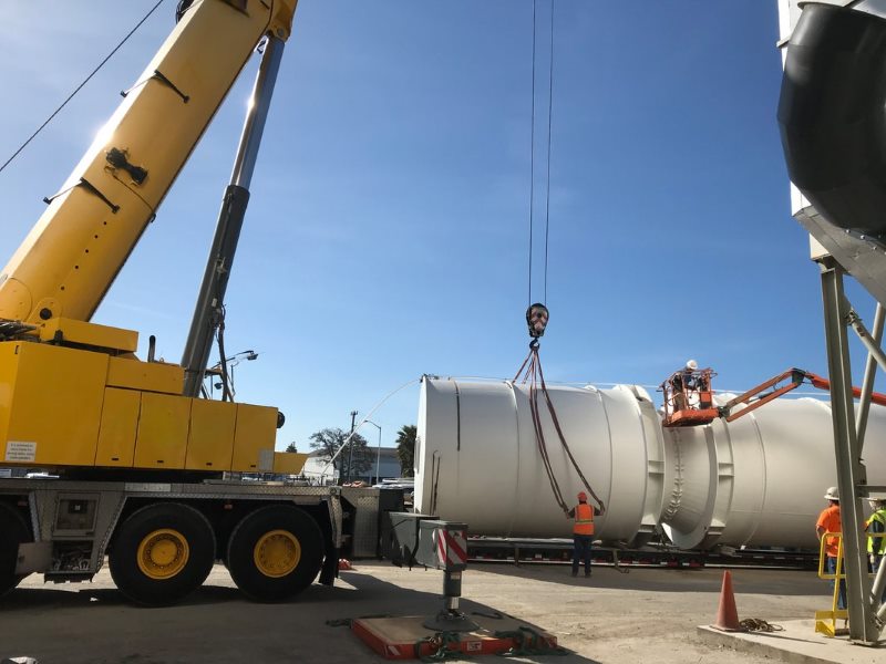 Steel Tank Vessel Installation