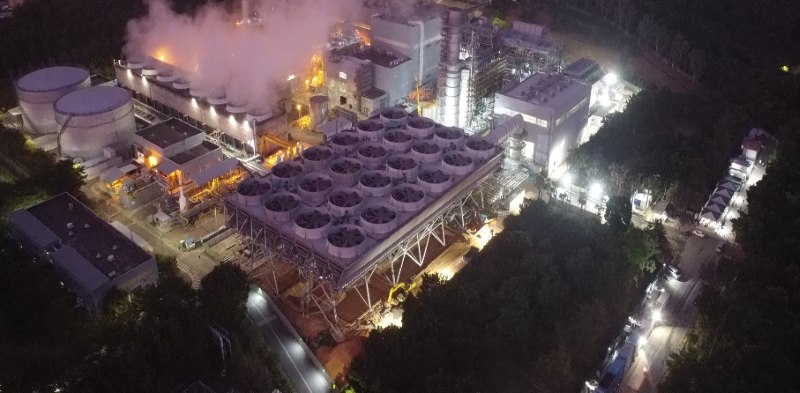 ChiaHui Taiwan W-Style Air-cooled condenser 500MW plant