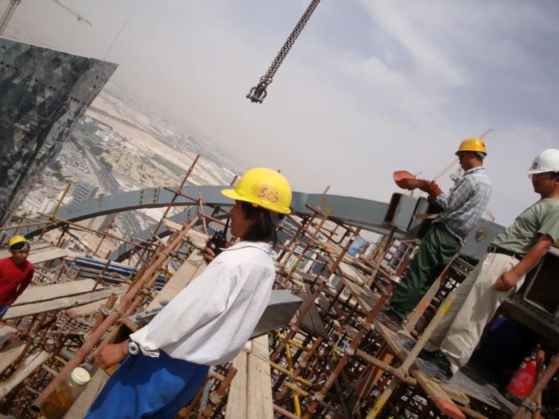 Doha Tower Crown Dome Structure Installation ZHM Constructions