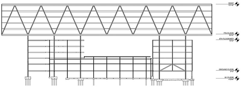 typical main truss elevation figures