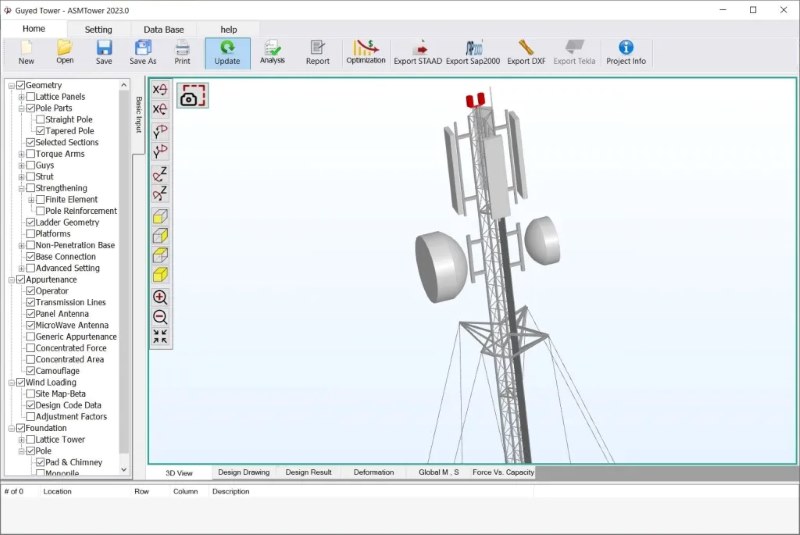 Guyed Towers and Guyed Masts:Guyed Mast with torque arm