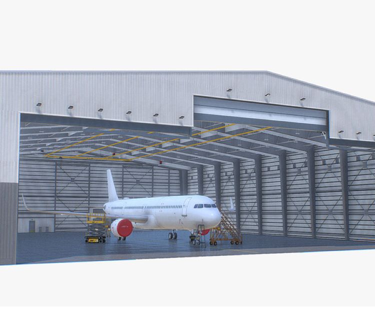 RAAF_Aircraft_Hangar_Steel_Structures_Australia_00_Steel-Structure-Aircraft-Hangar-3D-BIM