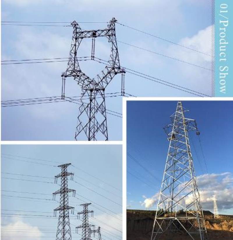 Overhead Line Lattice Steel Towers 