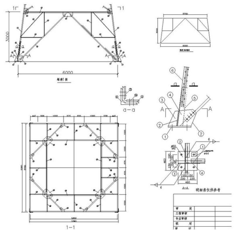 Steel Structure Observation Towers: Tower 1 Section Structures