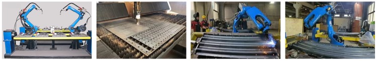 Steel Structures Fabrication Capabilities:Machining,Cutting and Drilling