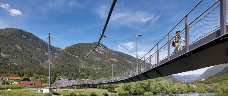 Open Spiral Strand Tension Rod Suspension Bridges