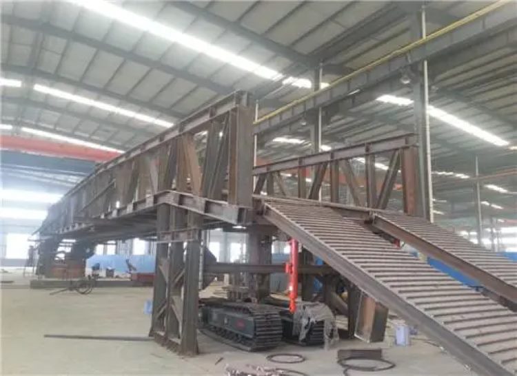 Suspension Bridge Girder Truss Body Under Fabrication