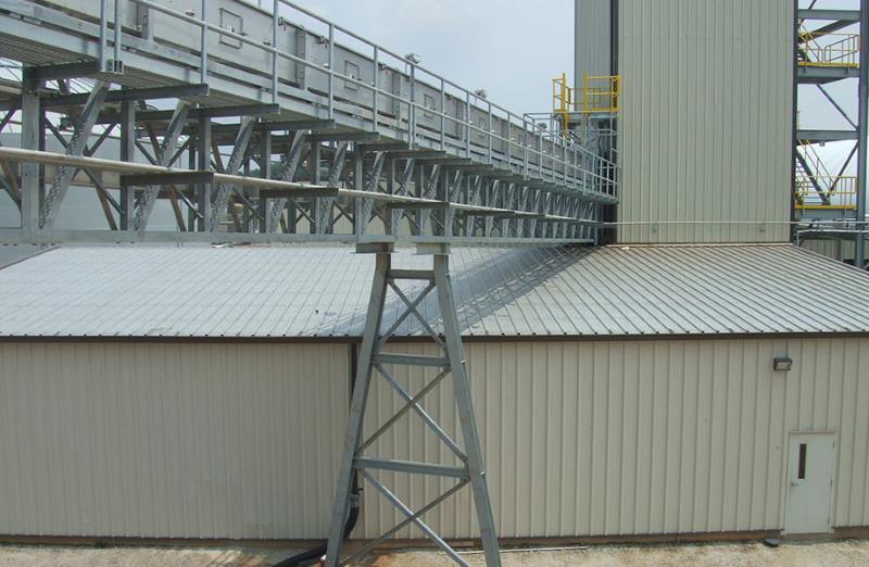 Crusher Feed&Discharge Conveyor Steel Structures for Gold Mines: Box Support Truss