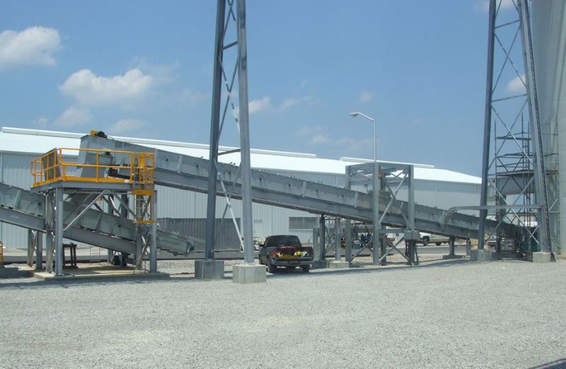 Screen Feed Conveyor Steel Structures for Gold Mines: