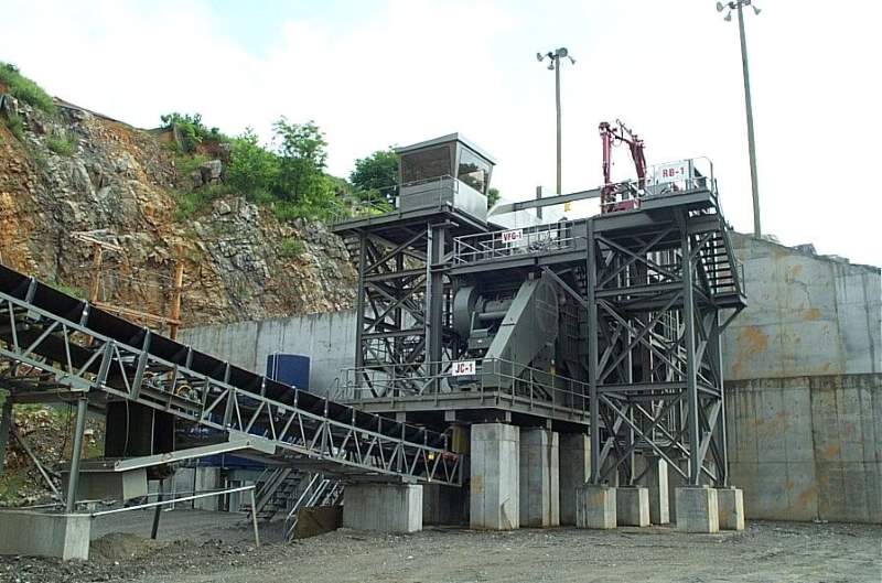 Crusher Stations Buildings Steel Structures for Gold Mines