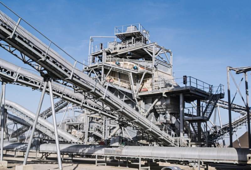 Screen Buildings and Screen Feed&Discharge Conveyors Steel Structures for Gold Mines 