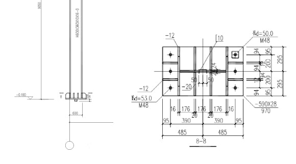 Steel_Structure_Columns_in_Modern_Architecture_7_column-base