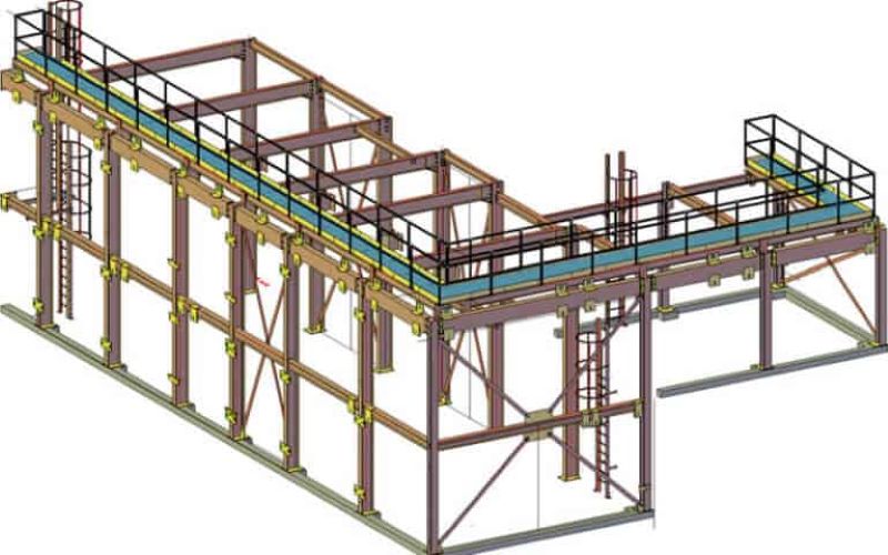 steel frame structure