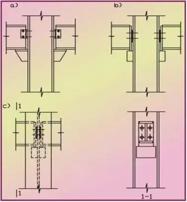 Steel_structure_splicing_8_Beam-support-on-side-of-column