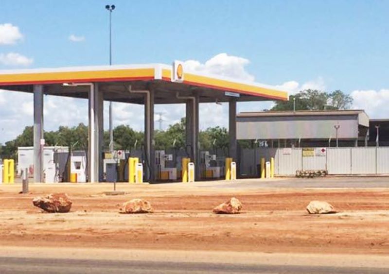 Steel Structure Small Petrol Station Canopy 10mx9mx5m Australian Shell Gas Station Steel Roof|Petrol Pump Canopy