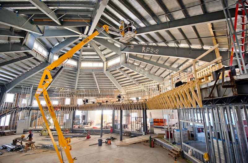 Roof truss installation