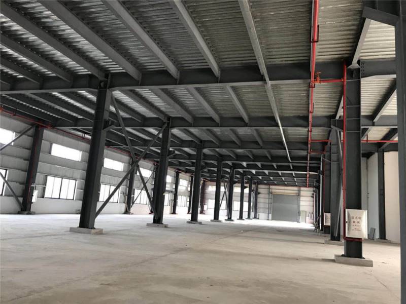 Prefabricated Multiple Storey Steel Structure Buildings For Workshop: Details under the floor deck sheet    