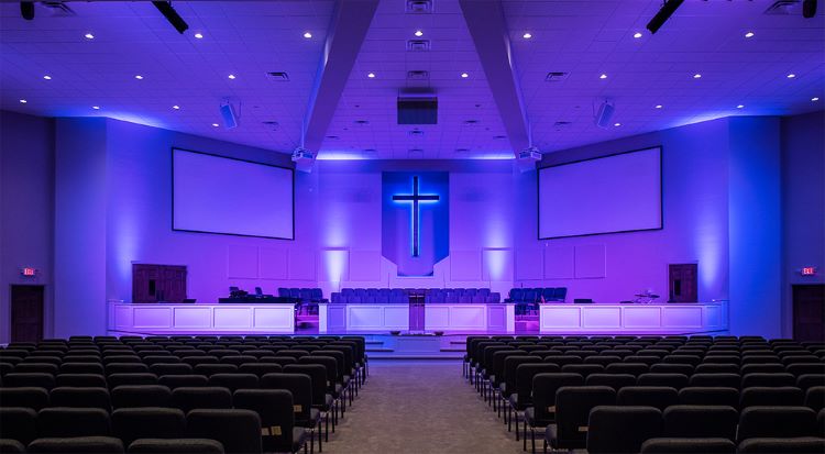 Congregation Worship Center Building  | Steel Baptist Church: Worship Ceremoney Hall Conference Room 