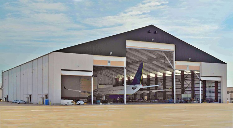 High-capacity Maintenance, Repair and Overhaul Aircraft Hangar Steel Building