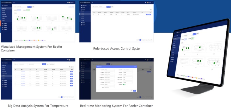 Cold Chain Reefer Container Monitoring System:Platform Display