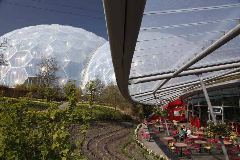 Multiple Canopies With tensioned ETFE Transparent Roofs | Architecturally Exposed Steel