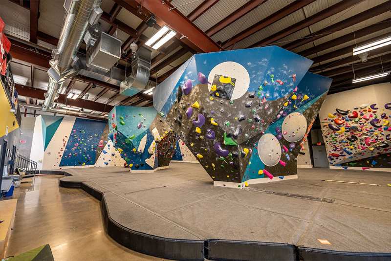 Rock Climbing Steel Bouldering Buildings | Bouldering Gymnasiums: Internal Building View