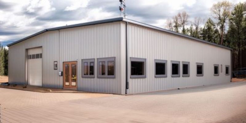 40x60 Commercial Garage Buildings with Offices